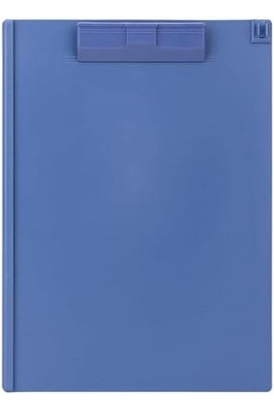 Deli Transparent Clipboard, A4 Size, Blue