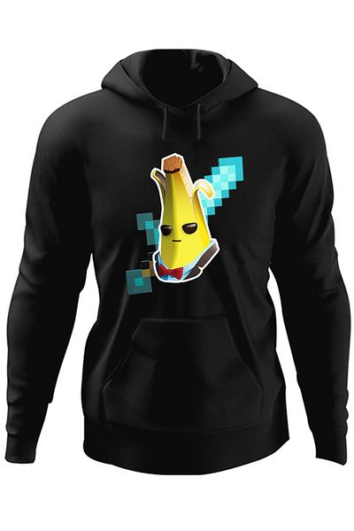 OEM Hanorac barbati Agent Peely Fortnite Sabie Diamant Minecraft