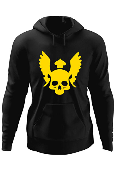 OEM Hanorac barbati Quake Mask Gold Doom Skull