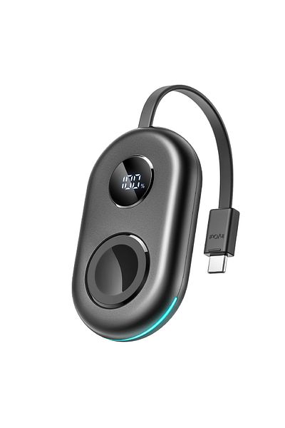 Joyroom Powerbank 2500mAh z ładowarką Apple Watch 3W i kablem USB-C - czarny