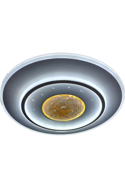 MAZEL AYDINLATMA Mazel Tavana Sabit Kumandalı Üç Renk Led Plafonyer Avize