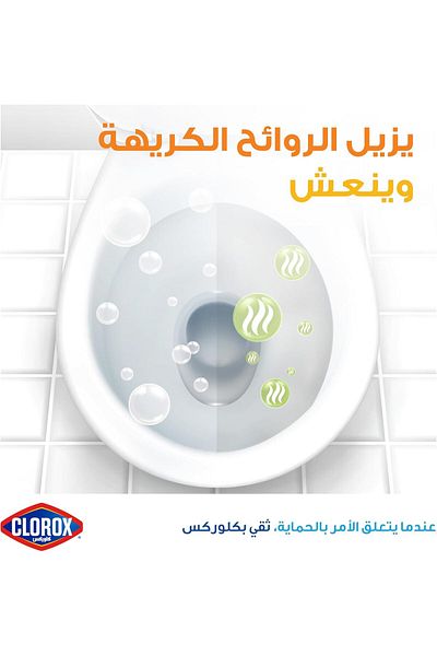 Clorox Clorox Toilet Bowl Cleaner, 709 ml, Kills 99.9% of Germs and Removes Rust and Limescale Stains, No Bleach