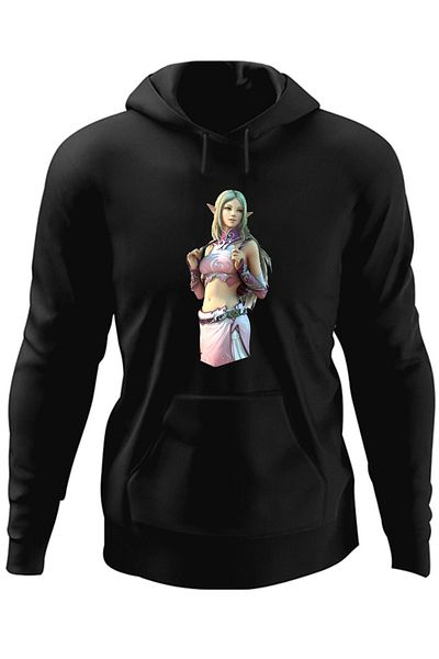 OEM Men's Hoodie Lineage Elf Level Up