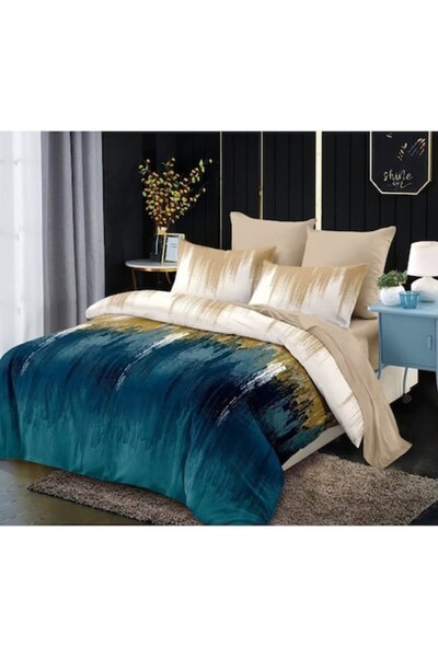 OEM Set de cearșafuri pentru pat dublu, 6 piese, 2 persoane, 235x250cm, Finet...