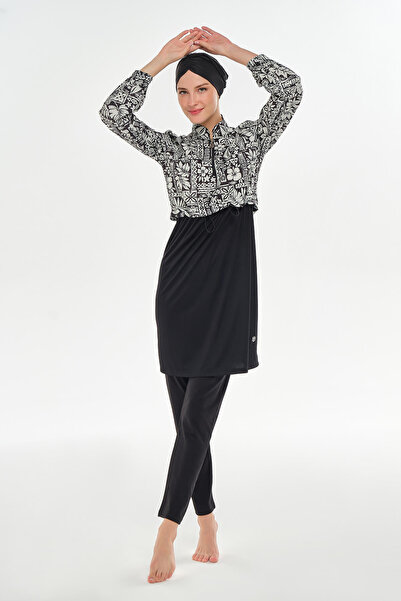 Birgül Bektaş Σετ μαγιό Leaf 3 τεμαχίων Hijab