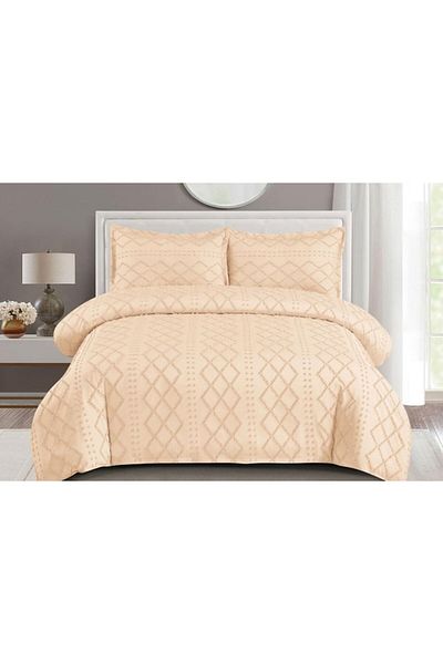 OEM Bed Linen Set, Grofat M3, Uni, 4 Pieces, 2 Persons, 230x250cm, Beige
