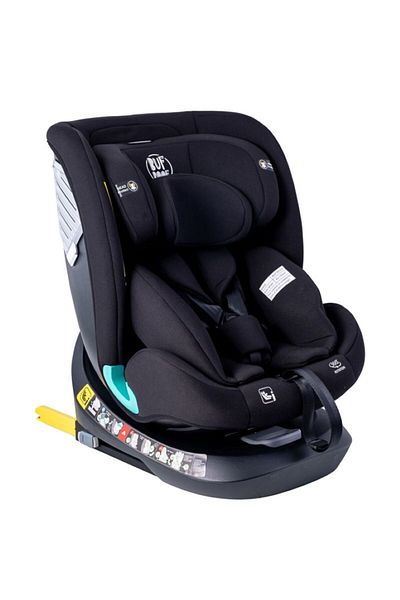 BUF BOOF Scaun Auto Saphir DELUXE BUF BOOF iSIZE Black Isofix pozitie somn 165 grade rotativ grade 40-150 cm