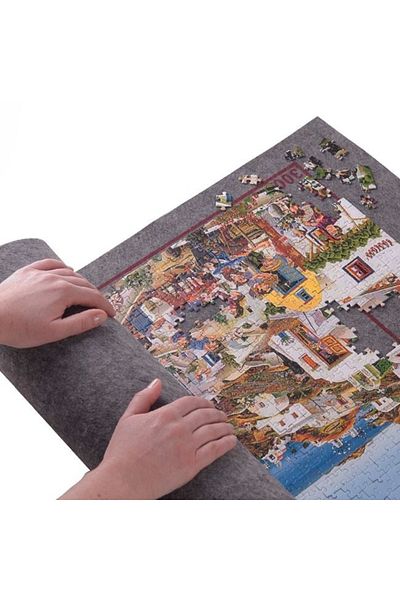 divendi-ro Covoraș de depozitare pentru puzzle-uri, până la 1500 de piese, cu geantă de transport