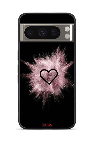 Tolwak غطاء حماية لهاتف Google Pixel 8 Pro بتصميم قلب لامع