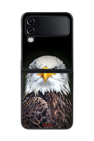 Tolwak غطاء حماية لهاتف Samsung Galaxy Z Flip 4 بتصميم النسر
