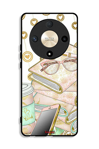 Tolwak Honor X9b Protective Case Cover Glasses On Books