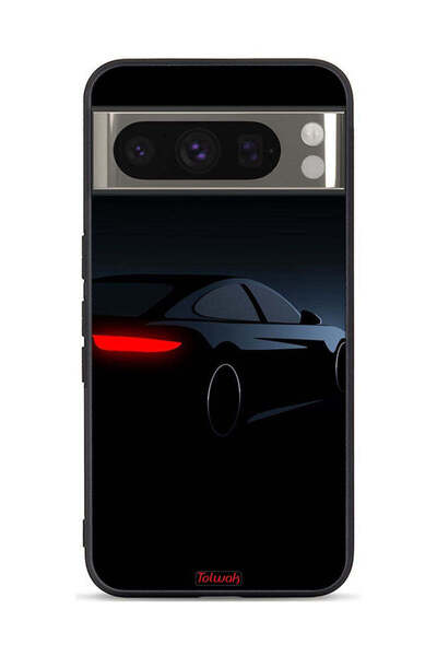 Tolwak غطاء حماية لجهاز Google Pixel 8 Pro - سيارة داكنة