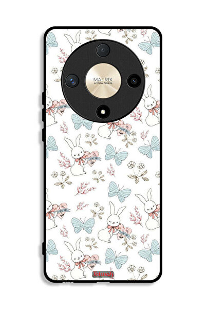 Tolwak Honor X9b Protective Case Cover Rabbit And Butterflies