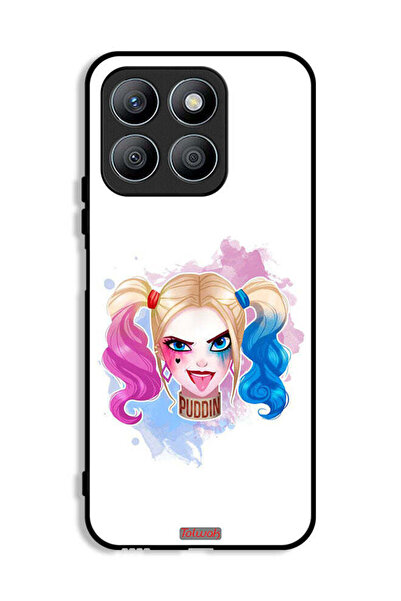 Tolwak غطاء حماية لهاتف Honor X8b برسومات هارلي كوين