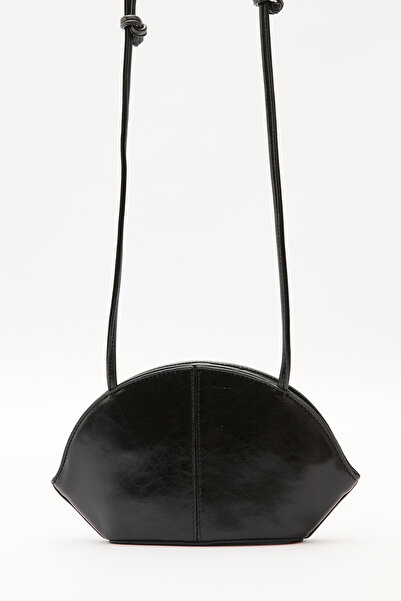 Manuka Polly Binding Detail Bag Black Truffle