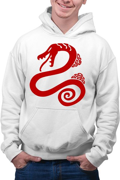 OEM Men's Hoodie Seven Deadly Sins Sloth Symbol Serpent Otaku