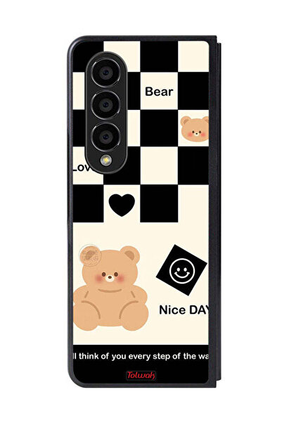 Tolwak غطاء حماية لهاتف Samsung Galaxy Z Fold 4 سأفكر فيك في كل خطوة على الطريق