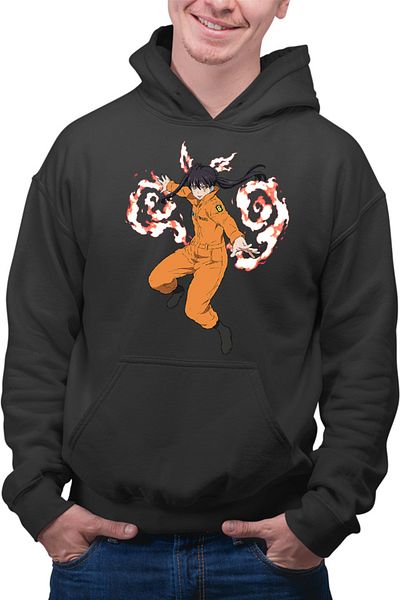OEM Men's Hoodie Fire Force Kotatsu Tamaki Animeg Japan Tokyo