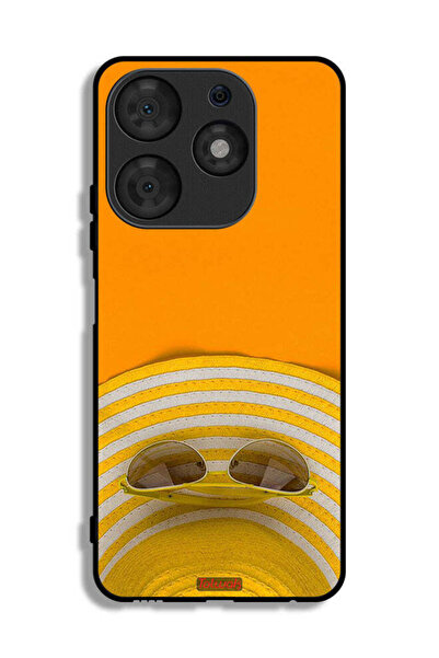 Tolwak Tecno Spark 10 Pro Protective Case Cover Glasses Hat