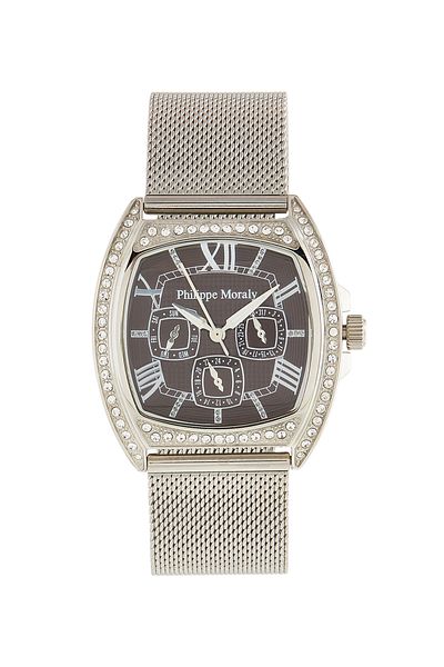 Philippe Moraly Stainless Steel Analog Wrist Watch LS1140QWO