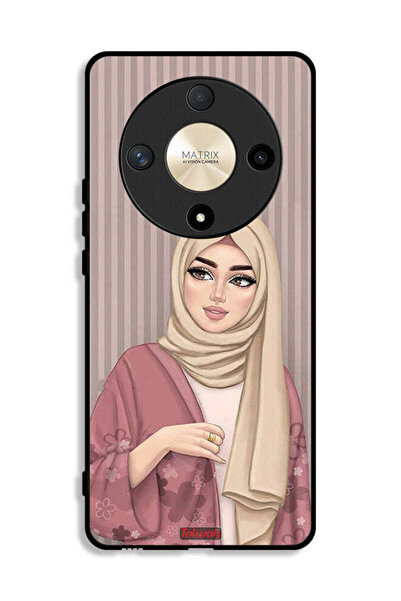 Tolwak Honor X9b Protective Case Cover Hijab Girl Art