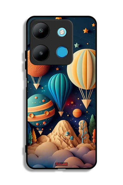 Tolwak غطاء حماية لهاتف إنفينيكس سمارت 7 - تصميم فني من بيراشوت