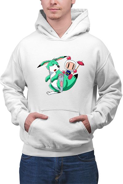 OEM Men's Bomberman Dinosaur Ride Summer Juice Hot Hoodie