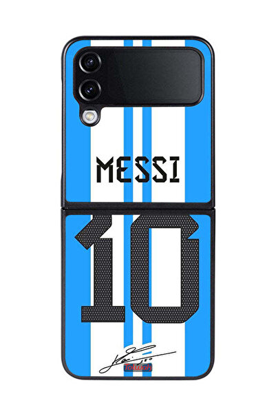 Tolwak غطاء حماية لهاتف سامسونج جالاكسي زد فليب 4 ميسي 10