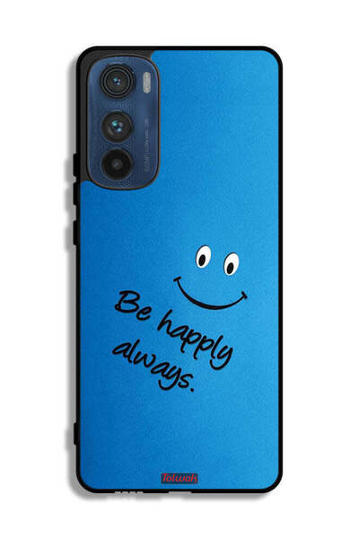 Tolwak غطاء حماية لهاتف موتورولا إيدج 30 كن سعيدًا دائمًا