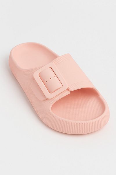 Shoebuo Papuci de zi cu zi pentru femei, cu talpă groasă, anti-alunecare, pentru plajă și piscină