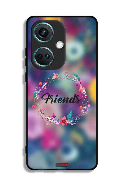 Tolwak غطاء حماية OnePlus Nord CE3 بتصميم خاتم أصدقاء الزهور