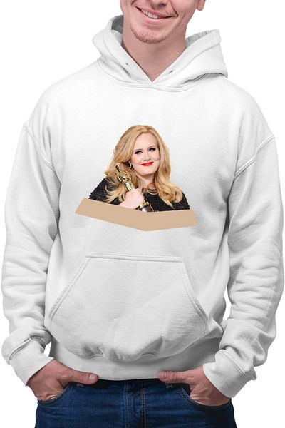 OEM Men's Hoodie Adele Power Beautiful Voice Oscar Win Credits