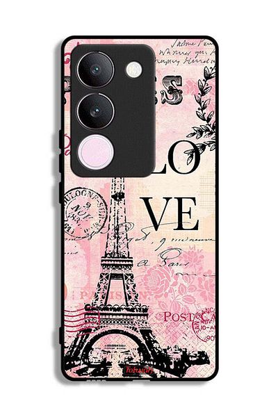 Tolwak vivo S17 Protective Case Cover Paris Love