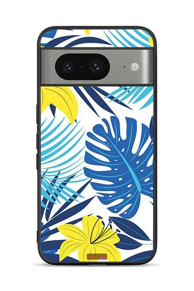 Tolwak Google Pixel 8 Protective Case Cover Feather And Flower Art