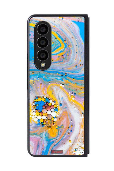 Tolwak Samsung Galaxy Z Fold 4 Protective Case Cover Gems Colorful Abstraction