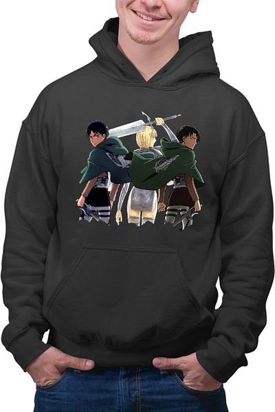 OEM Men's Hoodie Claymore Clare AOT Levi Eren Freedom Animekage