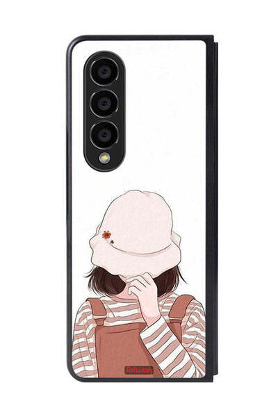 Tolwak غطاء حماية لهاتف سامسونج جالاكسي زد فولد 4 بغطاء إخفاء الوجه بواسطة ال...