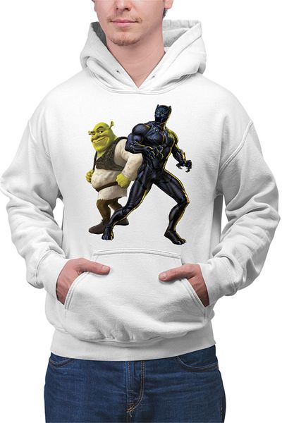 OEM Men's Hoodie Black Panther Marvel Cinematic Universe Shrek
