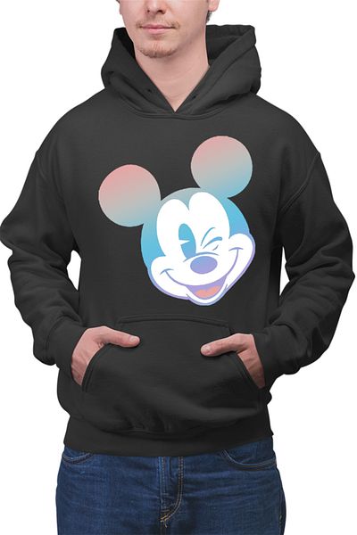 OEM Hanorac Barbati Mickey Mouse Pastels Colors Smooth Cartoon Animation