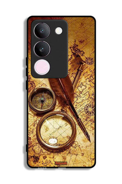 Tolwak غطاء حماية لهاتف فيفو S17 - بوصلة عتيقة