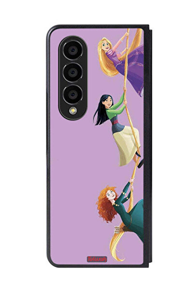 Tolwak غطاء حماية لهاتف سامسونج جالاكسي زد فولد 4 بتصميم فن تسلق الفتيات