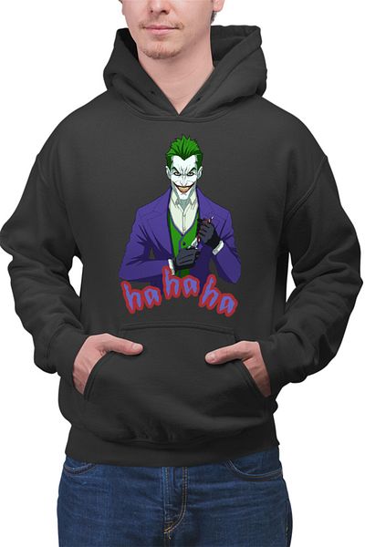 OEM Hanorac Barbati Joker Laugh Evil Gloves Crazy Man