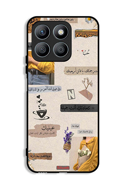 Tolwak غطاء حماية لهاتف Honor X8b بعبارات حب باللغة العربية