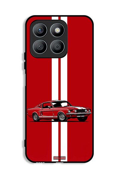 Tolwak Honor X8b Protective Case Cover Vintage Car Abstract Art