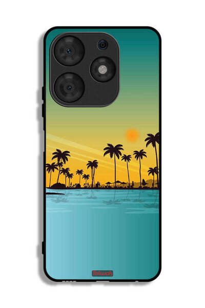 Tolwak Tecno Spark 10 Pro Protective Case Cover Scenery Abstract Art