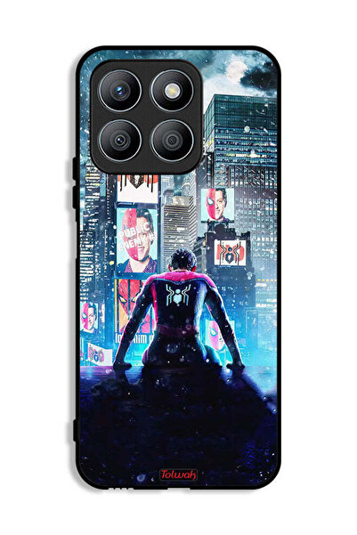 Tolwak غطاء حماية لهاتف Honor X8b مع أيقونة العنكبوت