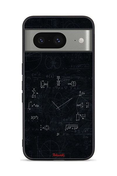 Tolwak Google Pixel 8 Protective Case Cover Maths Clock