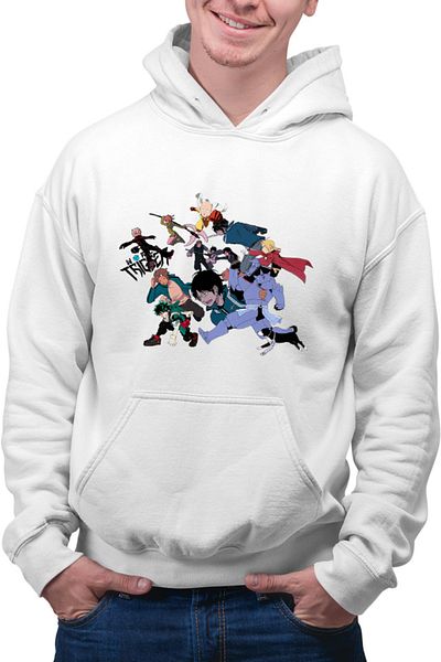 OEM Men's Hoodie World Trigger Minna-san Protect Earth Super Powers
