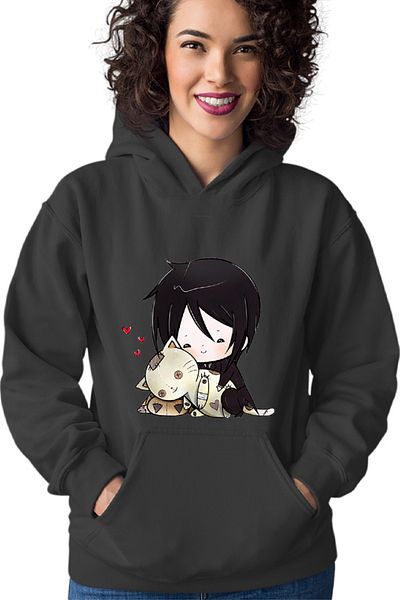 OEM Hanorac Femei Black Butler Sebastian Demon Love Cats