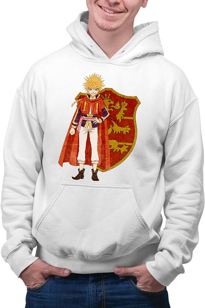 OEM Hanorac Barbati Black Clover Leopold Vermillion Knight Short Strong